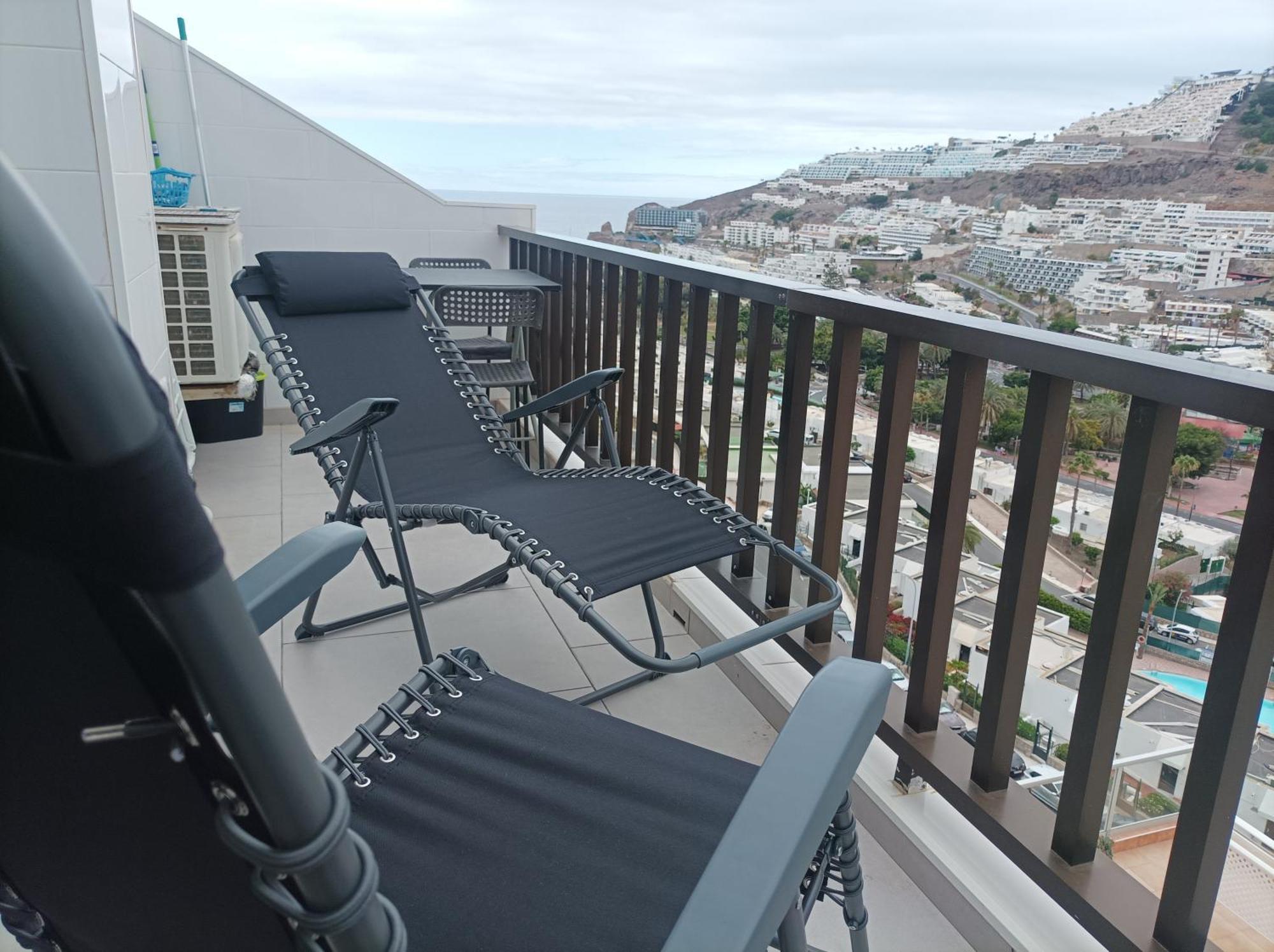 Solaris - Refurbished, Top Floor, Sea Views Puerto Rico  Kültér fotó